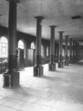 Huddersfield Cloth Hall Interior. Built 1766, demolished 1930.